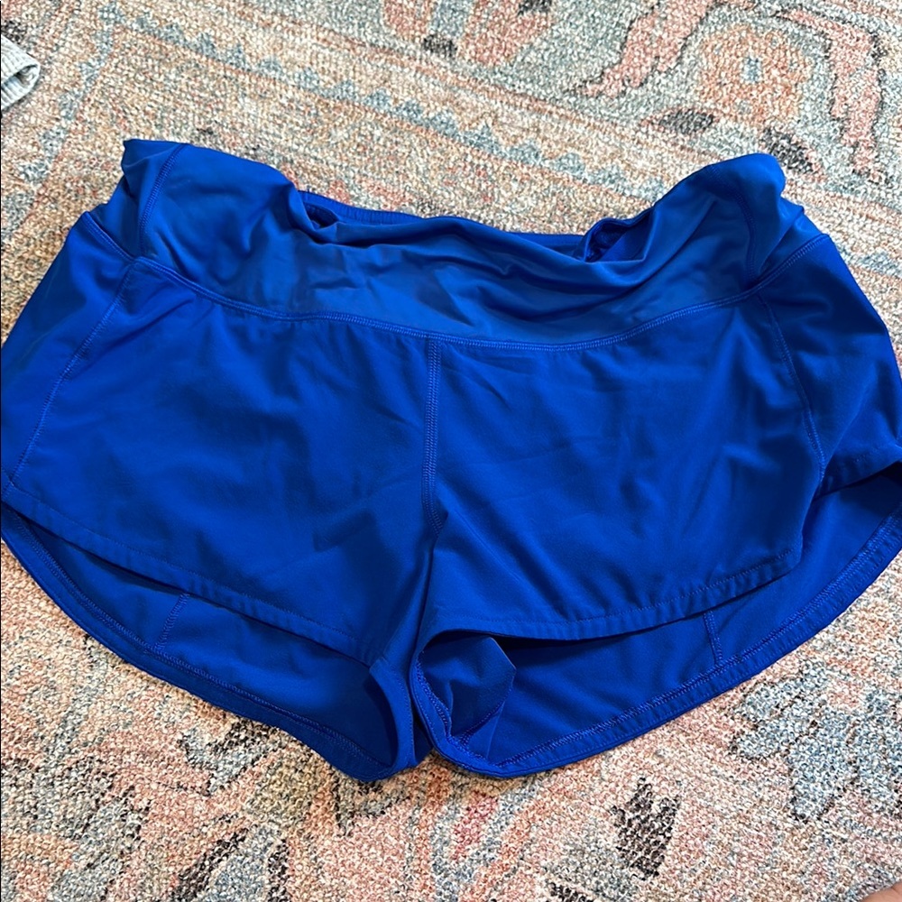 Lululemon Athletica Blue Athletic Shorts Quick-Drying